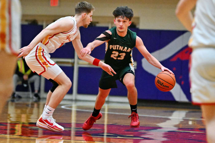 a Putnam North Eugene 5A Oregon boys basketball quarterfinal 2024 Leon Neuschwander 31